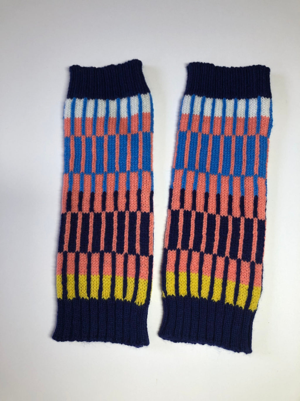 Knitted Wrist Warmers / Fingerless Gloves / Adult size