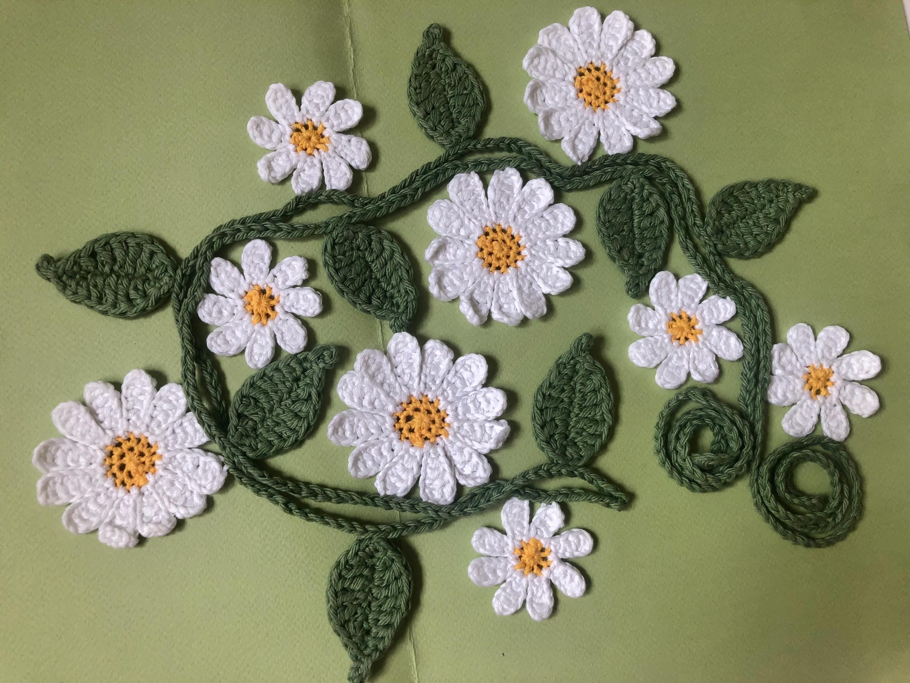 Daisy Chain Garland - Crochet Wall / Nursery / Garden / Party Decor