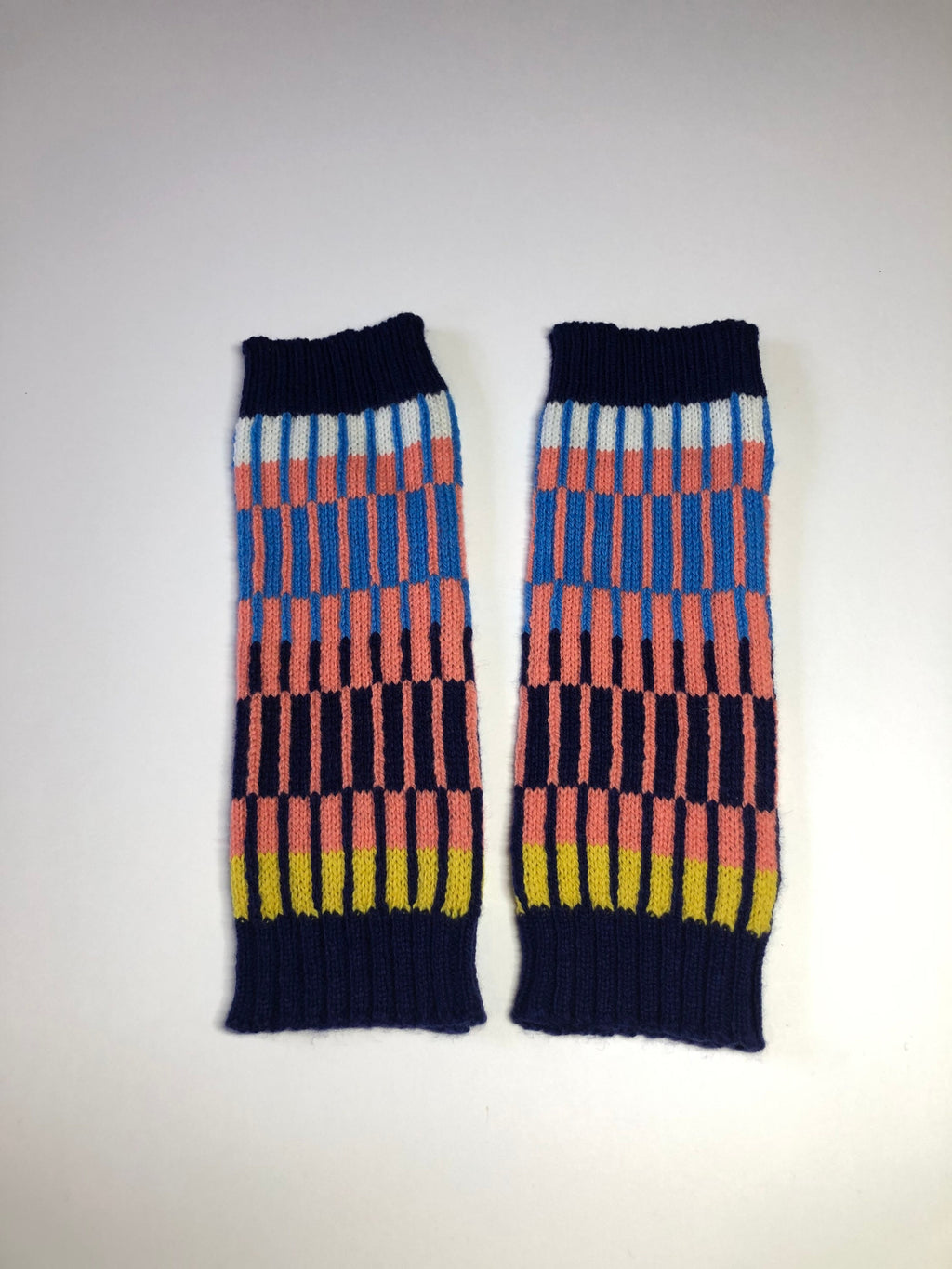 Knitted Wrist Warmers / Fingerless Gloves / Adult size