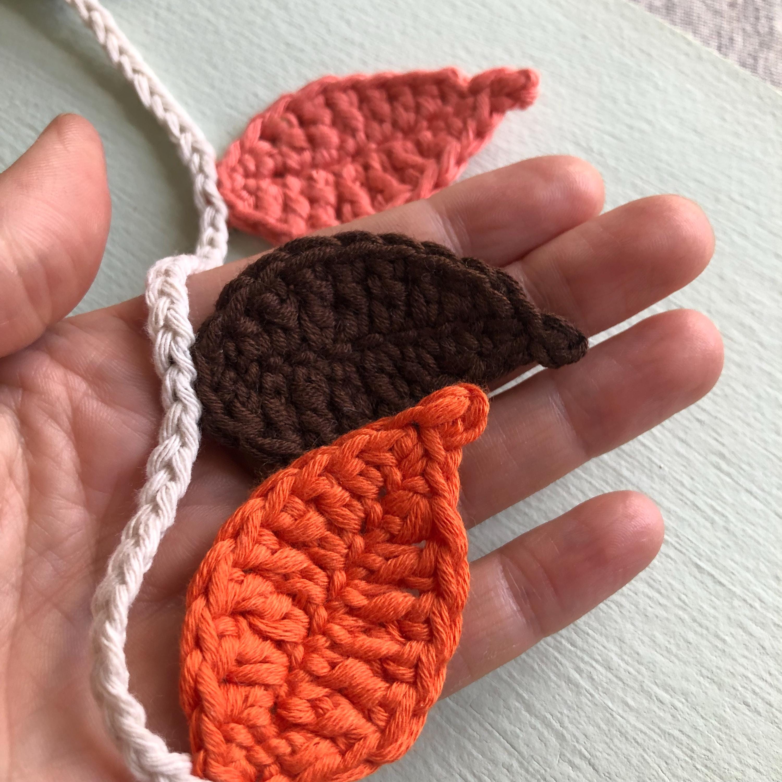 Autumn/Fall Leaves Crochet Garland