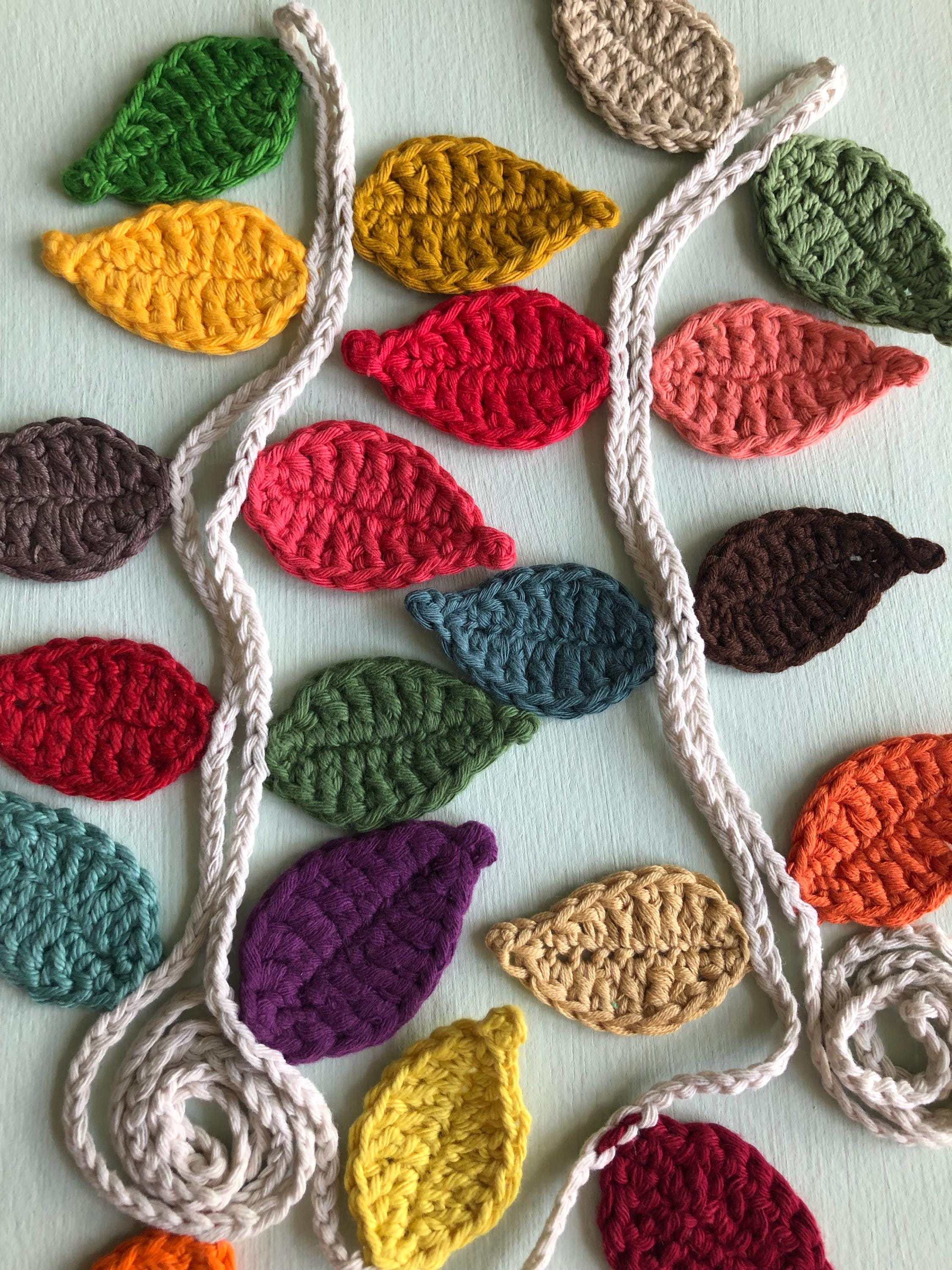 Autumn/Fall Leaves Crochet Garland