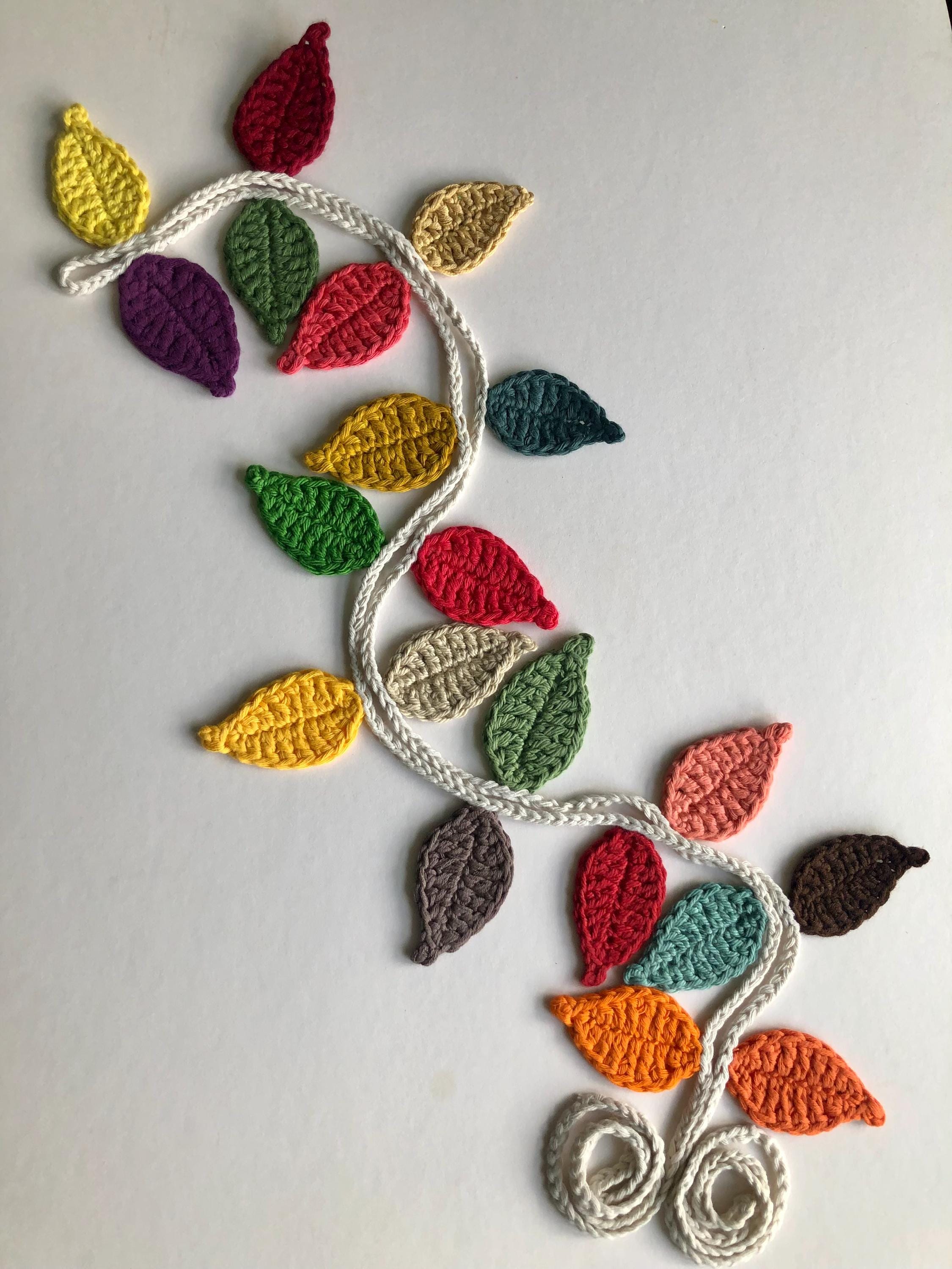 Autumn/Fall Leaves Crochet Garland